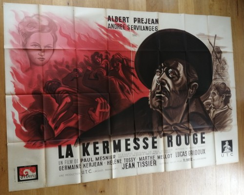 Kermesse rouge affiche cinema - kermesse,