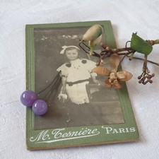 Boucles d'oreilles anciennes poupée ancienne Jumeau Gaultier Steiner Eden bébé 