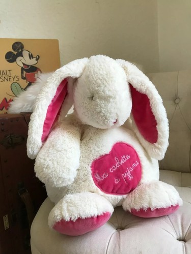 Peluche doudou lapin - peluche,