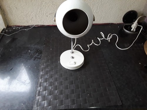 Lampe eyeball acier chromé - lampe,