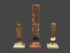 Art africain. Trois cuillères