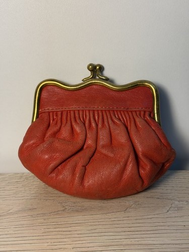 Porte monnaie ancien cuir - ancien,