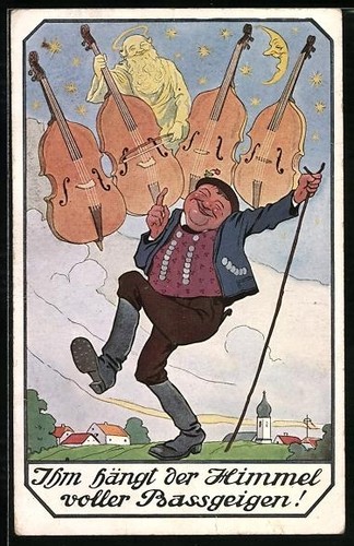 Carte postale artiste homme - postale, d'artiste
