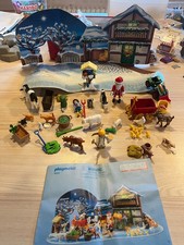 Retro Playmobil - 6624 - Calendrier de l'Avent ''Père Noël à la ferme''