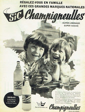 publicité Advertising  0223 1960   Sic Champigneulles super limonade soda