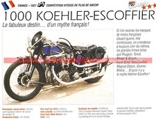 KOEHLER ESCOFFIER 1000 1927