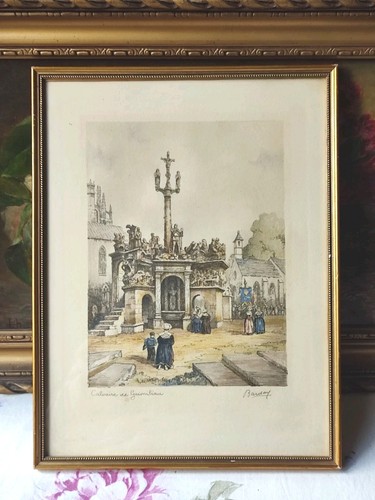 Lithographie calvaire de - xx,