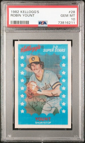 1982 kellog robin yount - 1982, kellog's
