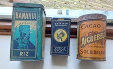 boîte en tôle ancien banania