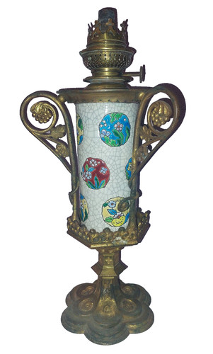 Lampe petrole sur - lampe, a