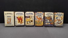 Lot de 6 paquets de cigarettes vides CAMEL RARES  (Anciens - vintage)