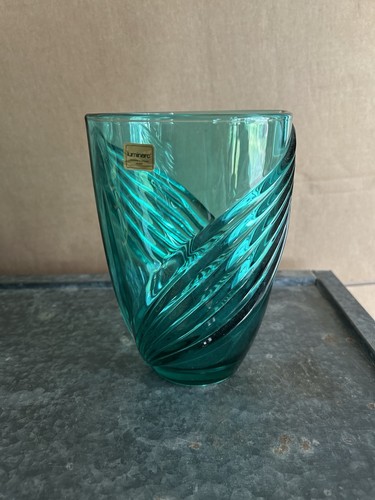 Vase luminarc vert turquoise - vase,