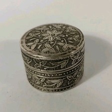 Boite indo-perse ronde à