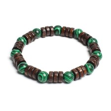 Bracelet Malachite oeil de Tigre Lapis lazuli Labradorite sur mesure 10 versions