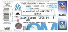 Billet  / Place  OM Olympique