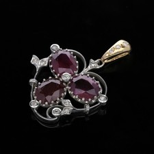 Pendentif ancien diamants