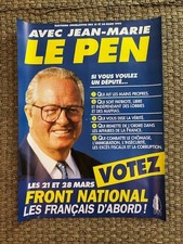 Affiche FN FRONT NATIONAL LE
