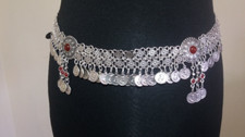 Tigran the Great Flowery Armenian Drop Coin Belt, Ethnic Belt, Belly Dancer Belt