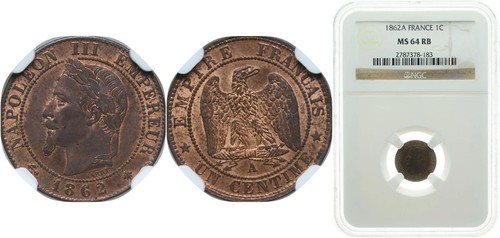 Centime 1862 napoléon iii - a,