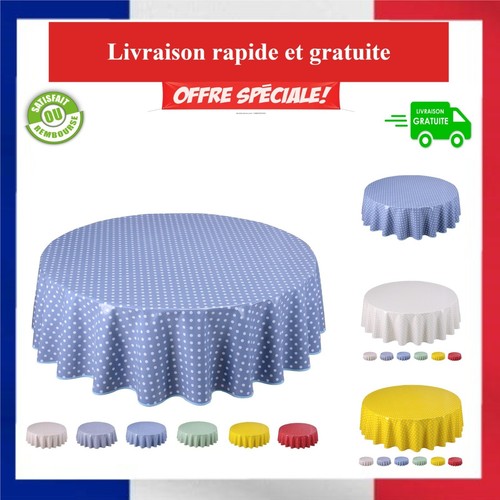 Nappe ronde toile - ronde,