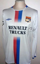 Maillot Juninho Joueur Signé  Olympique Lyonnais Player Issue Shirt Match Worn