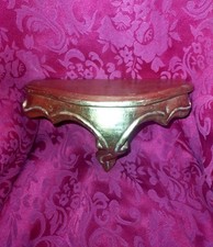 Petite console murale en bois doré XX Siècle - 23 cm long