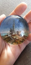 PAPERWEIGHT PRESSE PAPIER SOUVENIR DE NOTRE DAME DE LA GARDE MARSEILLE VERS 1890