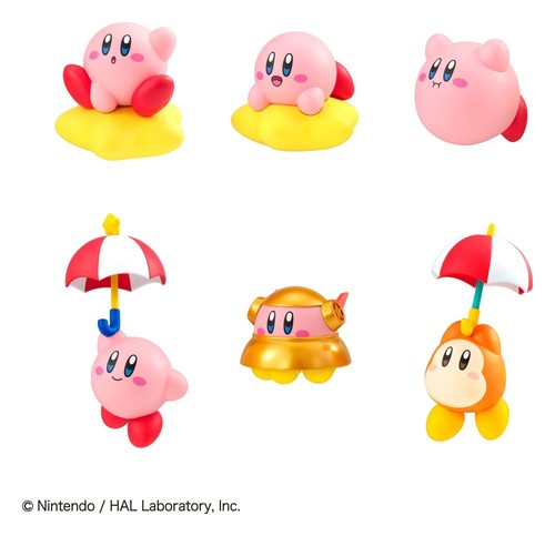 Kirby tobimasu mini figurines - kirby,