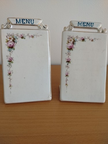 Lot porte menu anciens en - lot, 2