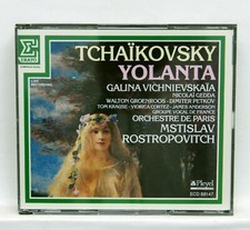 GALINA VICHNEVSKAÏ, NICOLAI GEDDA - TCHAIKOVSKY Yolanta ERATO 2xCDs NM
