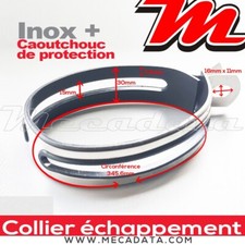 Collier de fixation oval pour