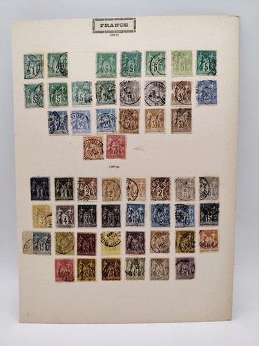 Lot planches de timbres - 11,