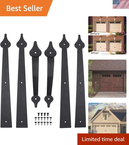 Decorative metal garage - garage, door