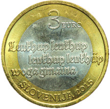 #17243 - Slovénie 3 euros Stara pravda 2015 SPL