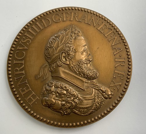 Medaille bronze henry - henry, iv
