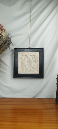 Ancien bas relief pierre - relief,