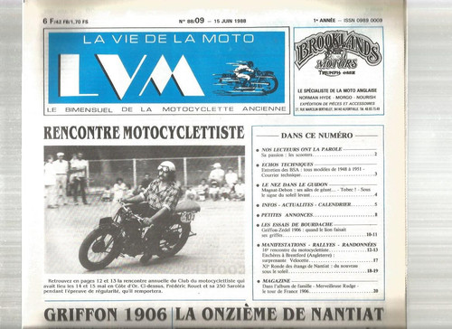 Vie moto n - de, n°88-09