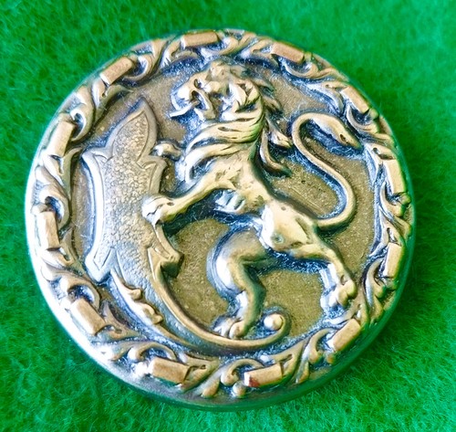 Bouton ancien lion - bouton, combattant