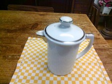 cafetière/théière céramique blanche MELIOR aluminite  Frugier Limoges occas. BE
