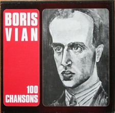 COFFRET BORIS VIAN 100 CHANSONS 8 LP 33T NEUFS MINT + LETTRE ORIGINALE CANETTI