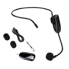 Microphone sans Fil UHF Micro-Casque Contour d'oreille Professionnel et Micro...