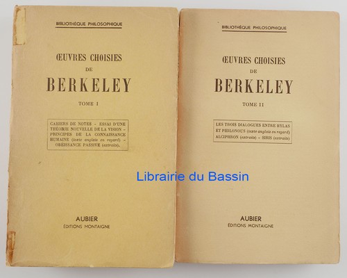 Oeuvres choisies berkeley - choisies,