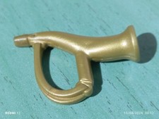 PLAYMOBIL ANCIENNE CORNE LAITON OR FONCÉ 3628 3666 3933 4953 GNOME MÉDIÉVAL