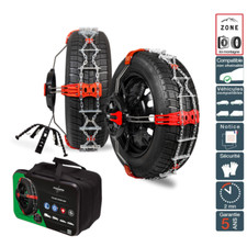 Chaînes à neige véhicule non chaînable pneu 225/50R17 montage frontal -