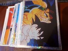 Lot 93 vignettes/images/cartes/stickers dragon ball z dbz panini sans  double