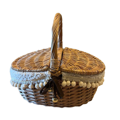 Sac panier osier - panier, alba
