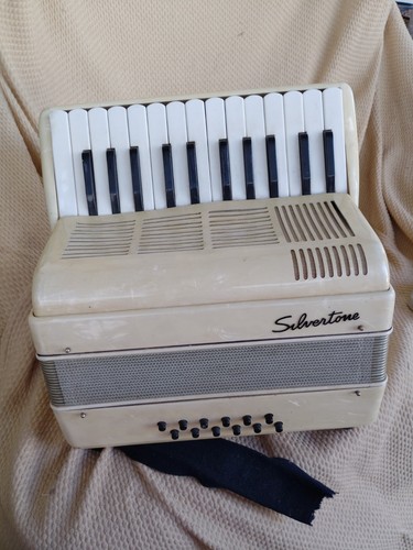 Vintage silvertone piano - vintage,