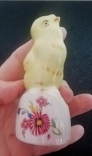 Ancienne Salière Forme Poussin Poule Oiseau en Faience Art Déco 