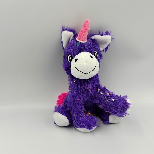 Peluche licorne violet - , rose