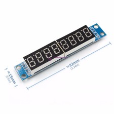 MAX7219 LED Dot matrix 8-Digit Digital Display Tube Control Module For Arduino